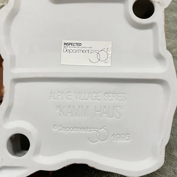 Department 56 Bavarian House Holiday Decor - Gray and White - Picture 12 of 12